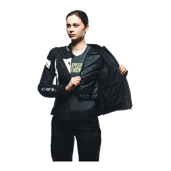 Giacca In Tessuto Donna Dainese Avro 5 Wmn Black/white/black