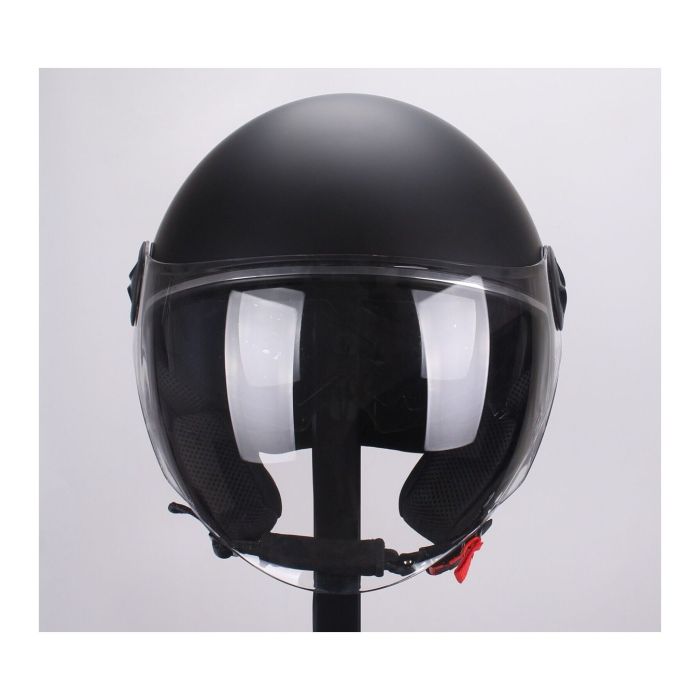 Casco Demi Jet Jfm 500 Con Sunvisor Nero Opaco