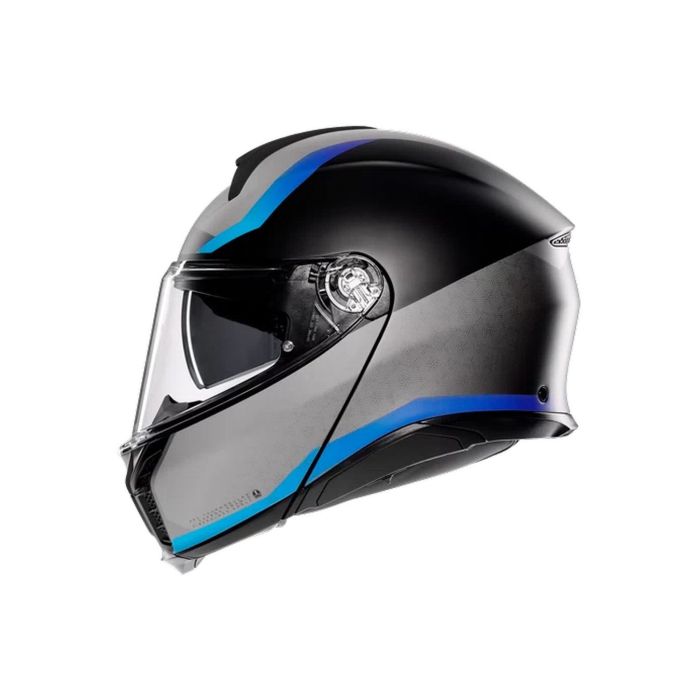 Casco Agv Tourmodular E2206 Multi Stray Matt Black/grey/blue