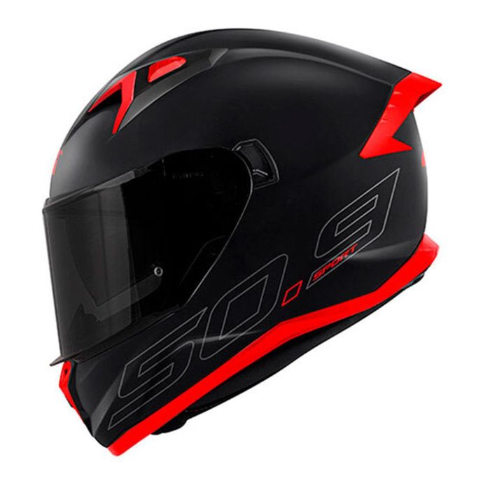 Casco Integrale Givi 509 Solid Nero/argento/rosso