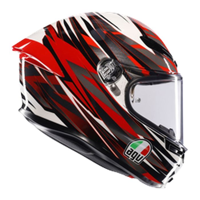 Casco Agv K6 S E2206 Reeval White/red/grey