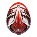 Casco Agv K6 S E2206 Reeval White/red/grey