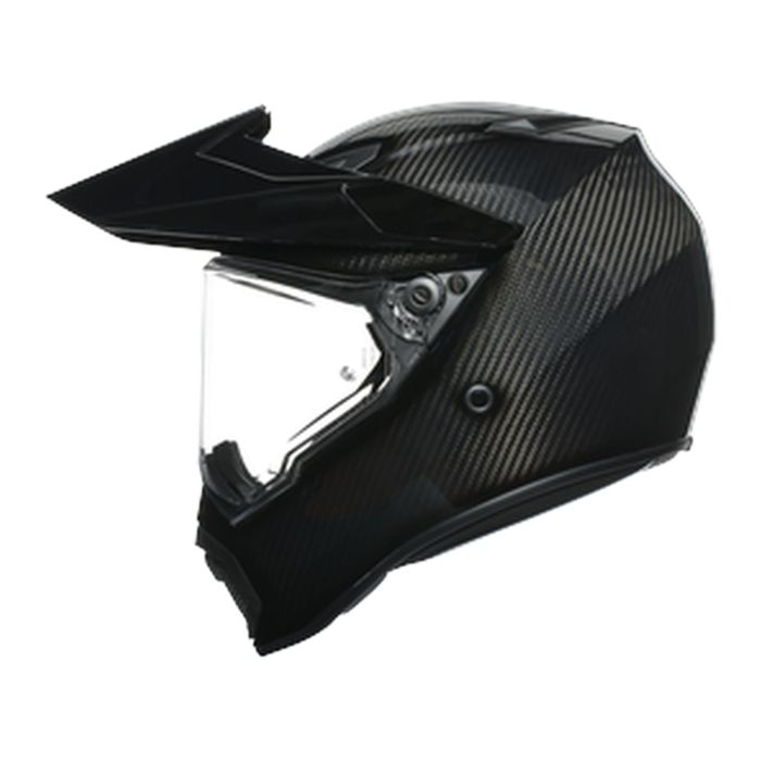 Casco Agv Ax9 E2206 Mono Glossy Carbon