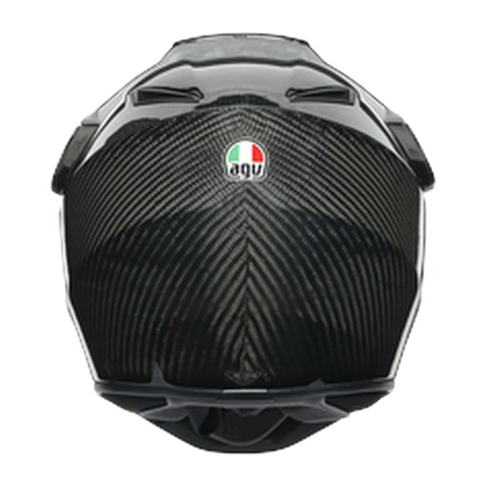 Casco Agv Ax9 E2206 Mono Glossy Carbon