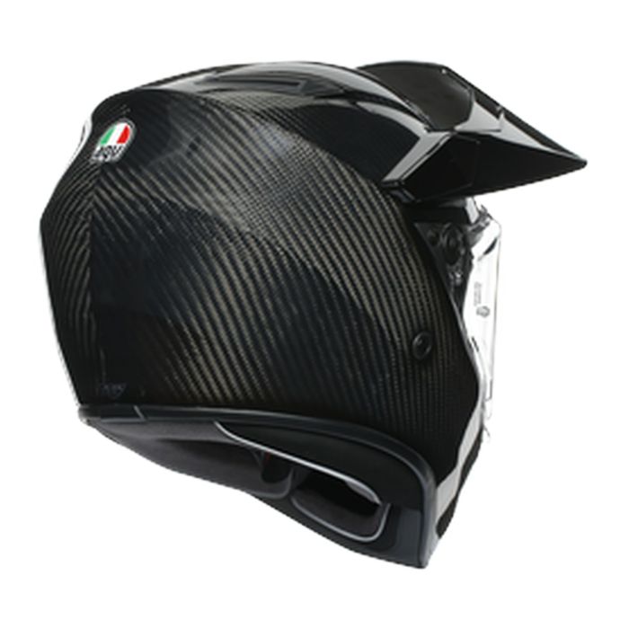 Casco Agv Ax9 E2206 Mono Glossy Carbon