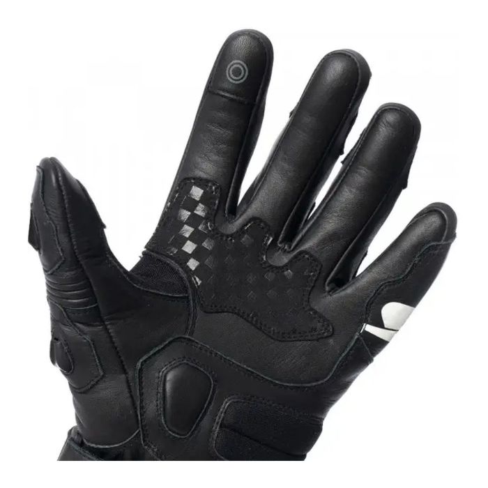 Guanti In Pelle Spyke Tech Race Zero Black