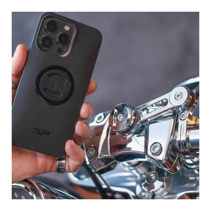 Sp Connect Moto Mount Pro Chrome - Attacco Al Manubrio Cromato