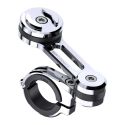Sp Connect Moto Mount Pro Chrome - Attacco Al Manubrio Cromato