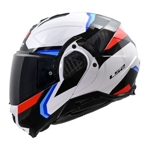 Casco Ribaltabile Ls2 Ff910 Advant II Triple White Blue Red