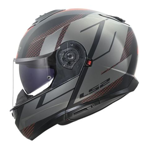 Casco Modulare Ls2 Ff908 Strobe II Code Black Grey