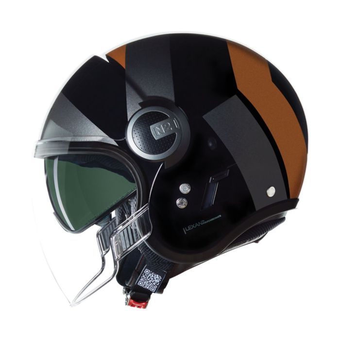 Casco Nolan N21 Visor 06 Tangente Nero Grigio Terra