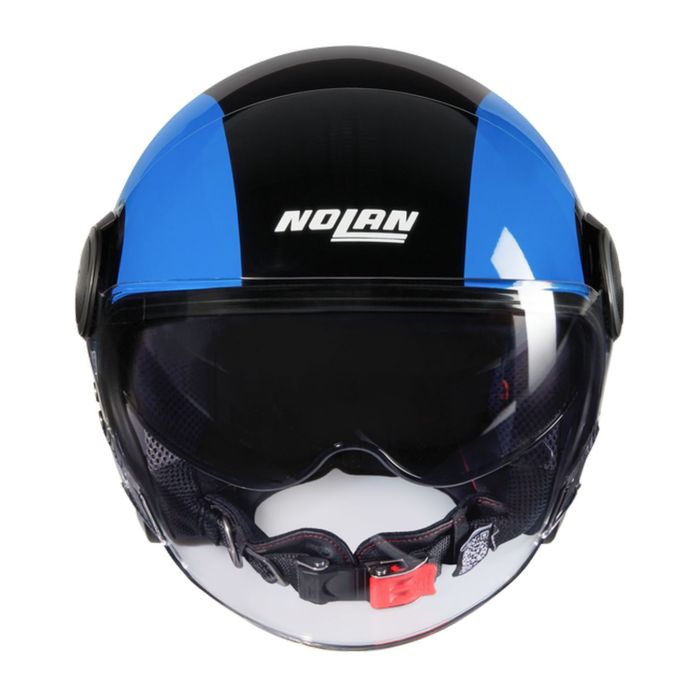 Casco Nolan N21 Visor 06 Bicromo Nero Blu Azzurro