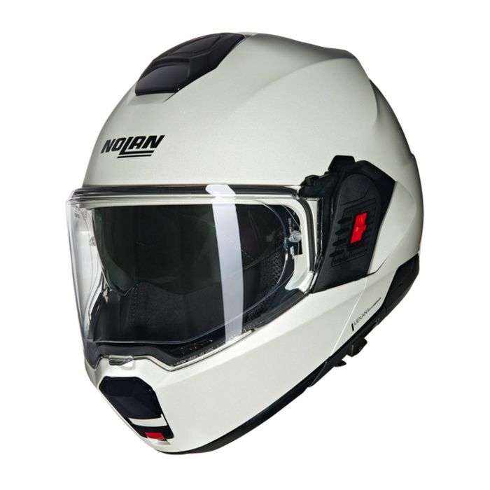 Casco Nolan N120-1 Classico Nobile Bianco Perla Lucido