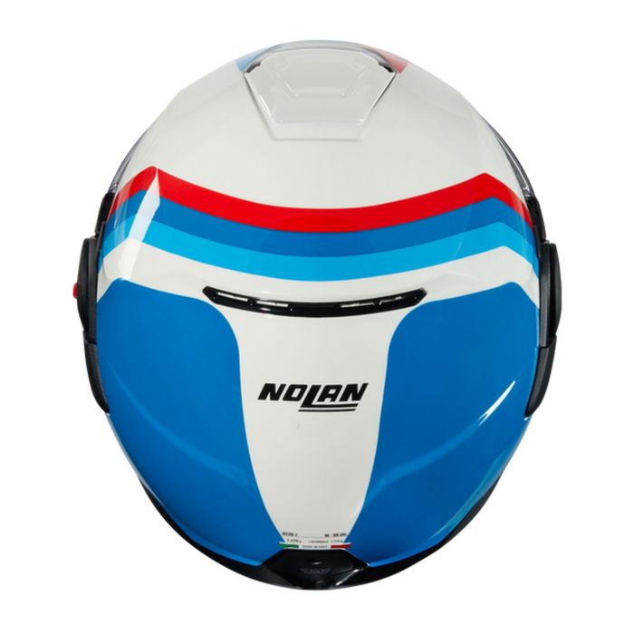 Casco Nolan N120-1 Lineo Bianco Blu Rosso