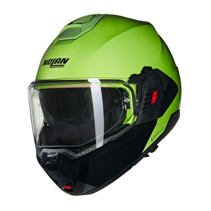 Casco Nolan N120-1 Mivedi Verde Impulso - Nero