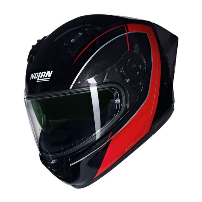 Casco Nolan N60-6 Sport Mesmerico Nero Rosso Metal