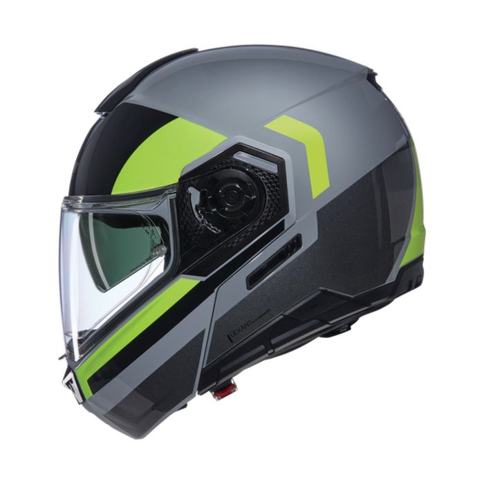Casco Nolan N90-3 06 Roboto Grigio Nero Giallo L