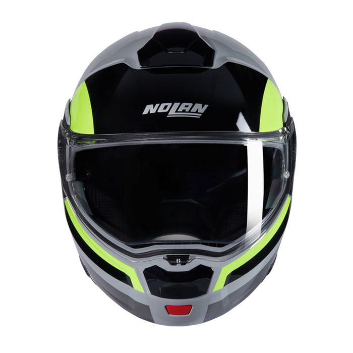 Casco Nolan N90-3 06 Roboto Grigio Nero Giallo L