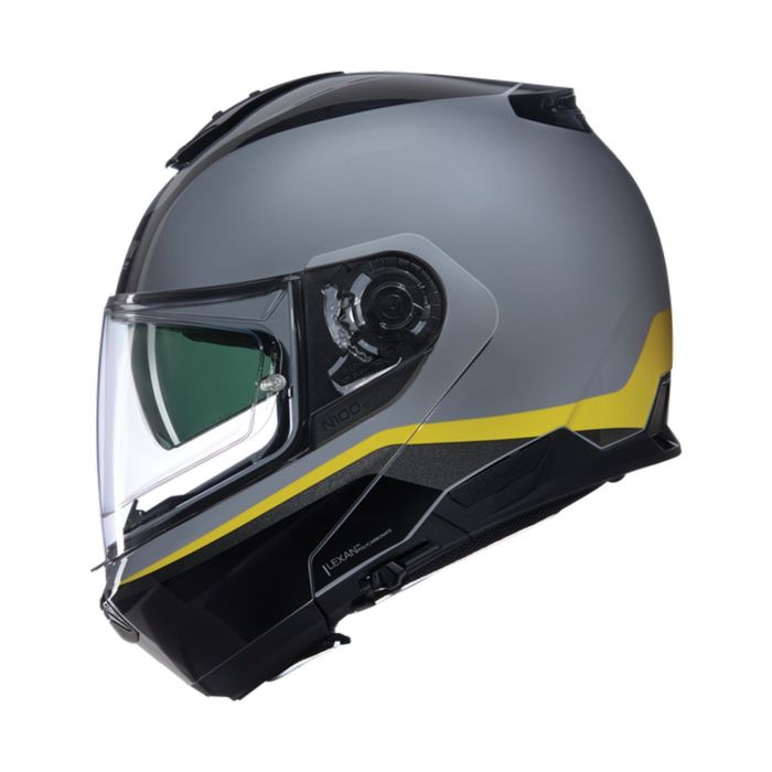 Casco Nolan N100-6 Incognito Grigio Giallo Nero
