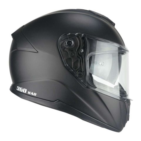 Casco Integrale Fibra Cgm 360a Kad Mono Nero Opaco
