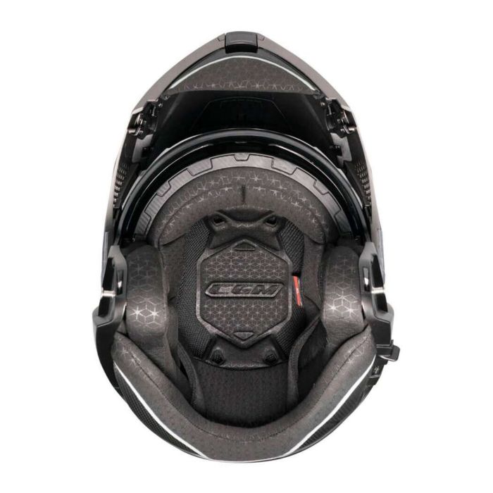 Casco Modulare Cgm 560c Mad Pro Carbon Nero Opaco