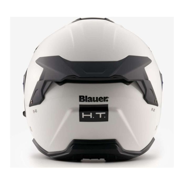 Casco Blauer Jet Jj01 Mono Glossy White