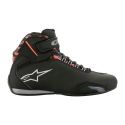 Stivali Touring Alpinestars Sektor Waterproof Shoe Black Dark Gray Red