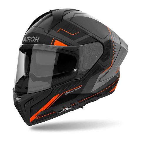 Casco Airoh Matryx Rocket Orange Matt