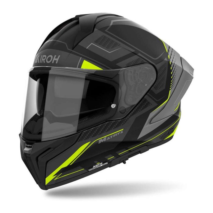 Casco Airoh Matryx Rocket Yellow Matt