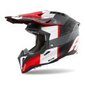 Casco Airoh Aviator 3 Monarch Grey/red Matt