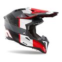 Casco Airoh Aviator 3 Monarch Grey/red Matt