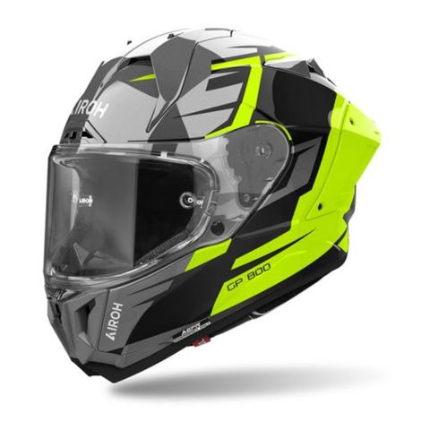 Casco Airoh Gp 800 Master Yellow Gloss