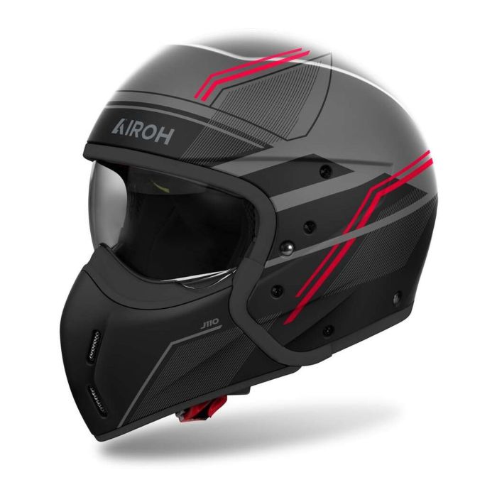 Casco Airoh J110 Slim Red Matt
