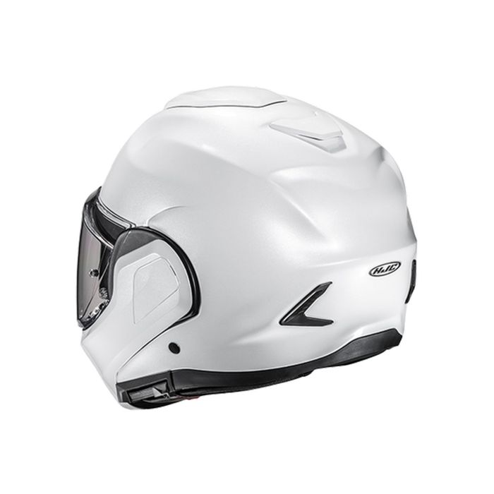 Casco Modulare Hjc F100 Solid Pearl White