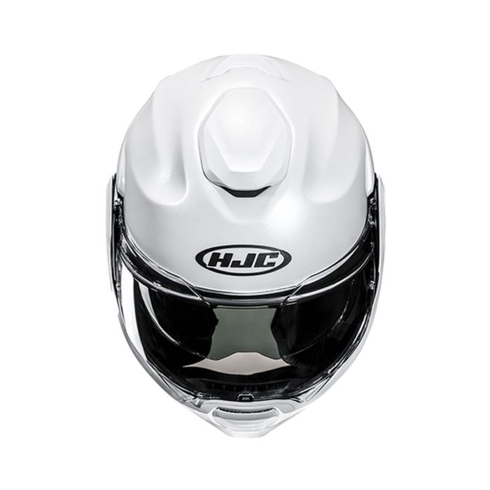Casco Modulare Hjc F100 Solid Pearl White