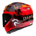 Casco Integrale Hjc Rpha 12 Diablo Blizzard Mc1