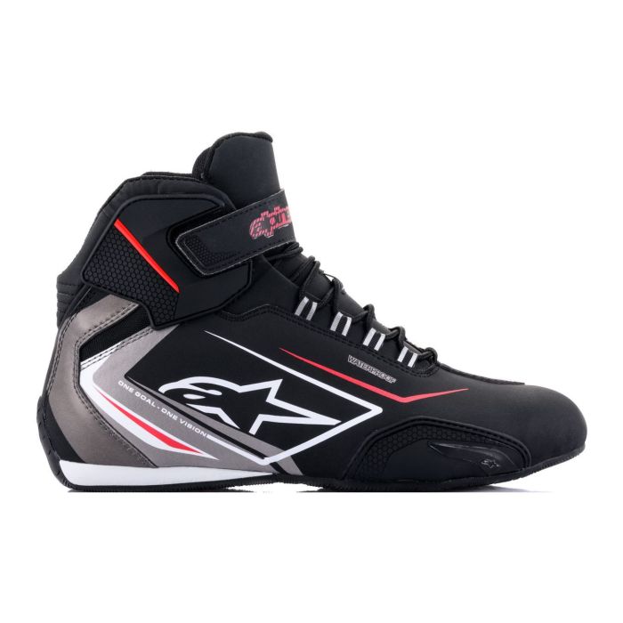 Scarpe Alpinestars Sektor Waterproof Shoe Black White Grey