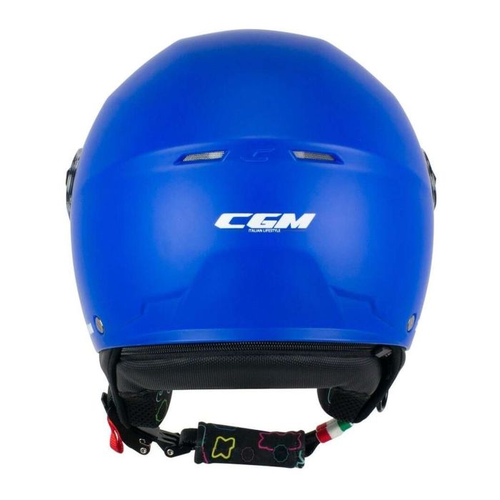 Casco Bambino Cgm 261a Mini Mono Azzurro Opaco