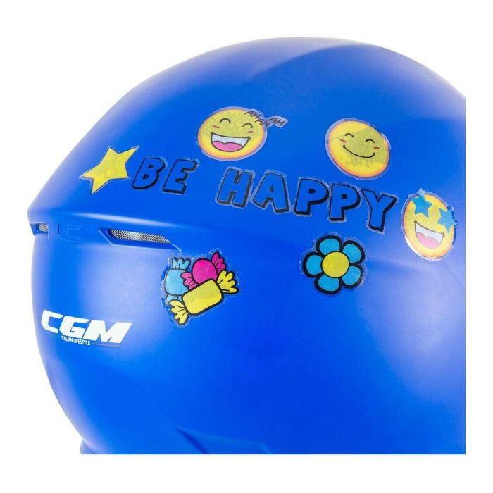 Casco Bambino Cgm 261a Mini Mono Azzurro Opaco