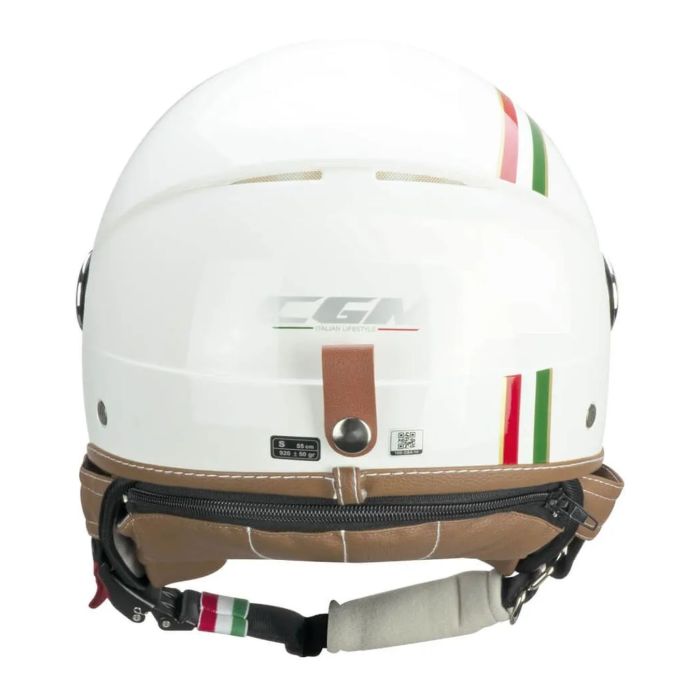 Casco Cgm 191i Pix It Visiera Lunga Verde Bianco Rosso