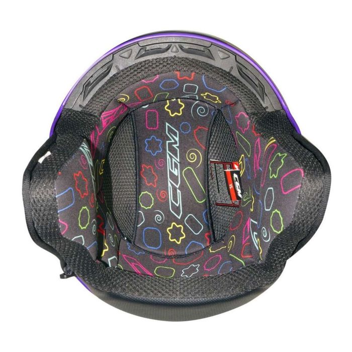 Casco Bambino Cgm 261g Mini Comics Fucsia Bianco