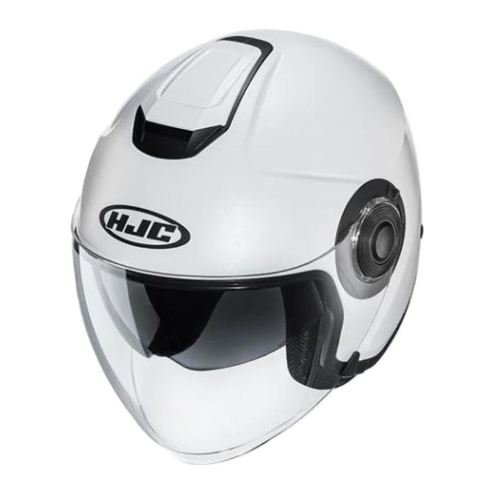 Casco Jet Hjc i40N Solid Semi Flat Pearl Whit