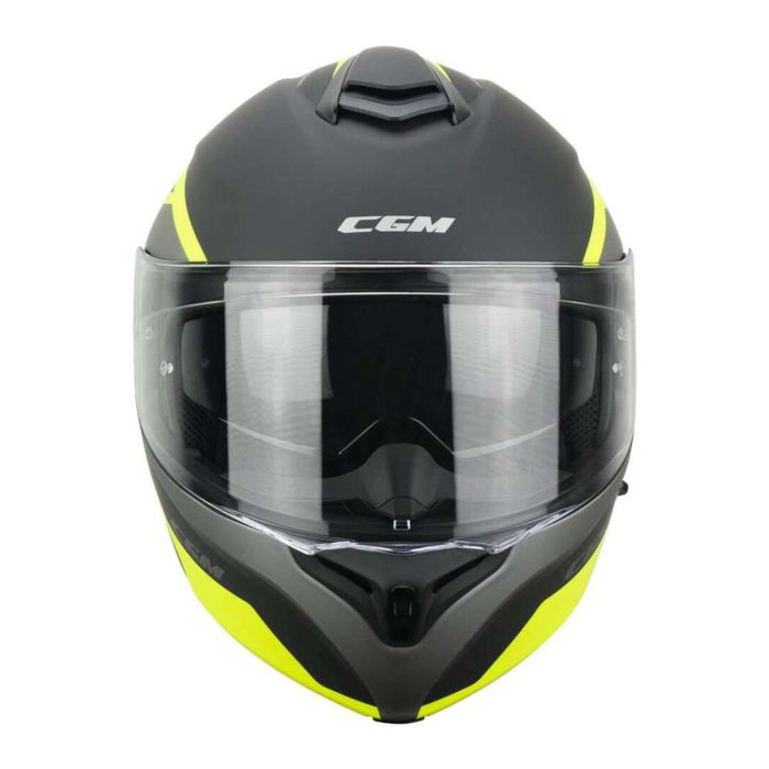 Casco Modulare Cgm 568g Ber Dresda Grafite Giallo Fluo