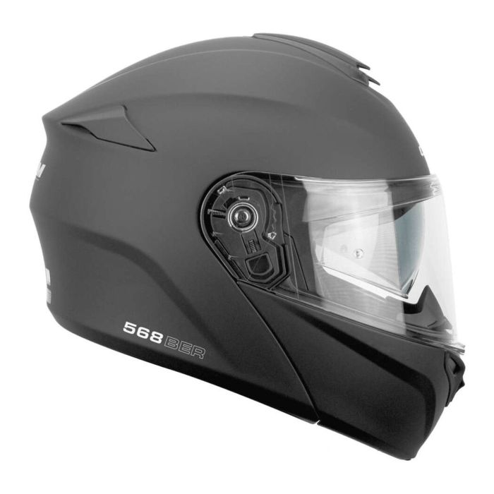 Casco Modulare Cgm 568a Ber Mono Nero Opaco