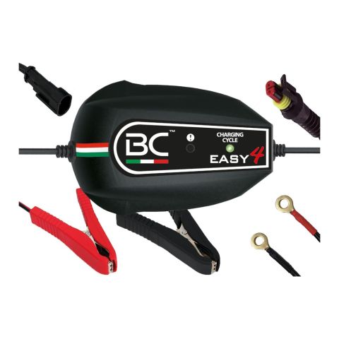 Carica Batterie Manutentore Bc Easy 4 12v. 2 Attacchi