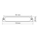 Luce Targa 8 Led Bianca