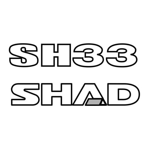Shad Set Side Stickers Grey/silver Cod. D1b332etr