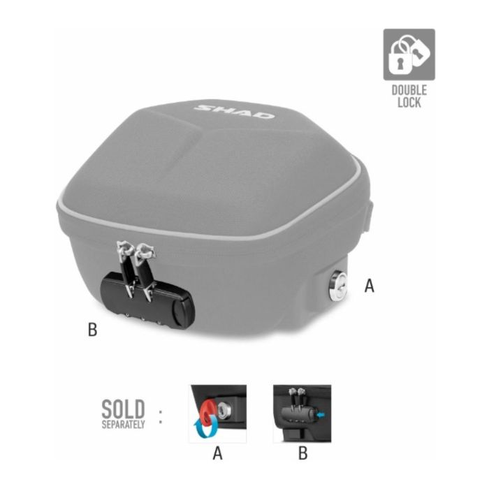 Shad Tank Bag 3 L Thermo-formed Eva – Click System Cod. X0se02c