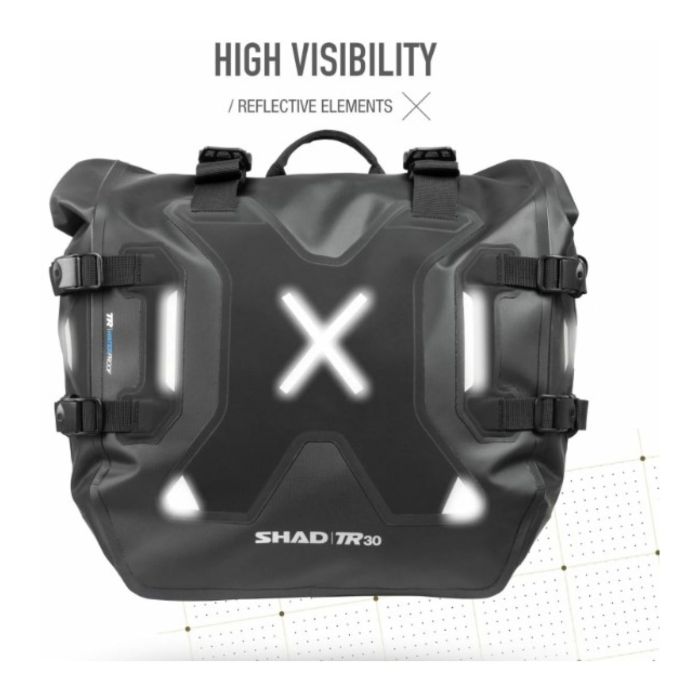 Shad Adventure Waterproof Terra Saddlebags Tr30 Cod. X0tr30