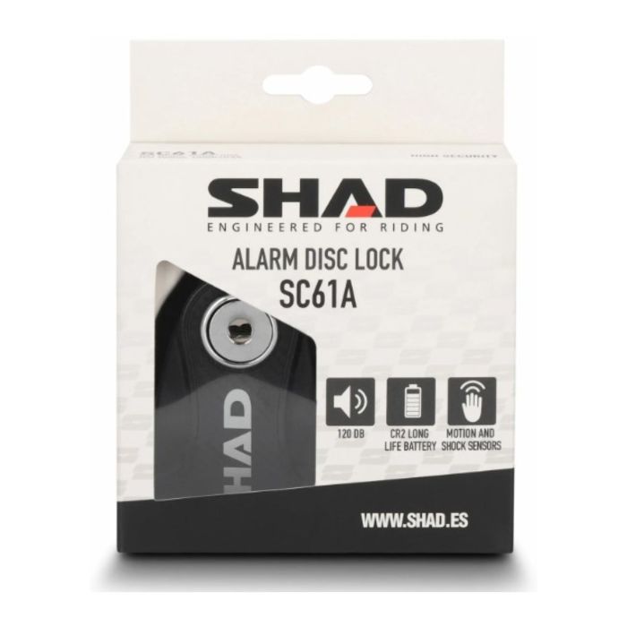 Shad Disc Lock Sc61a (alarm) Black Version Pin 6mm Cod. C0s6100a